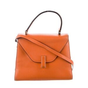 VALEXTRA Leather Iside Handle Bag